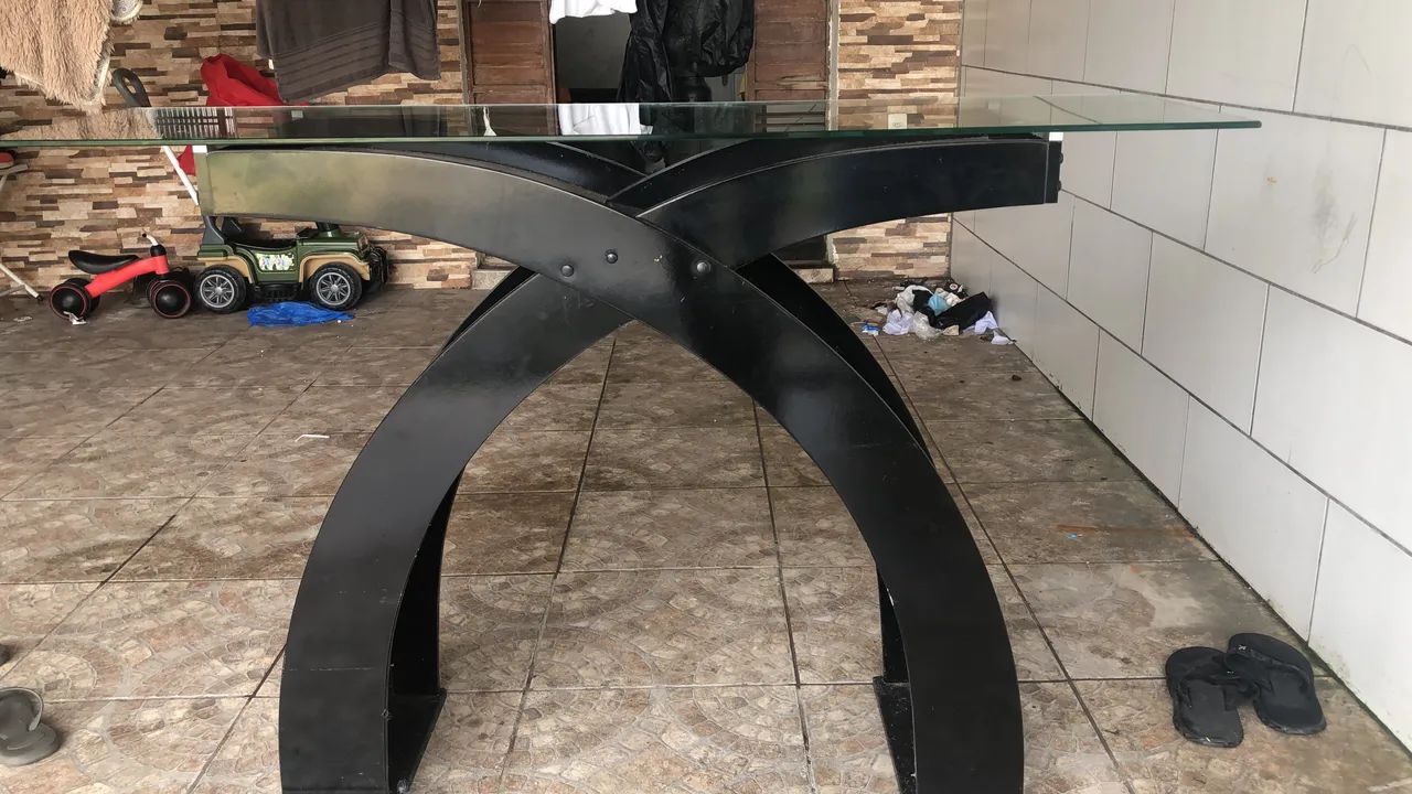 Mesa com base de Vidro  - Foto 2