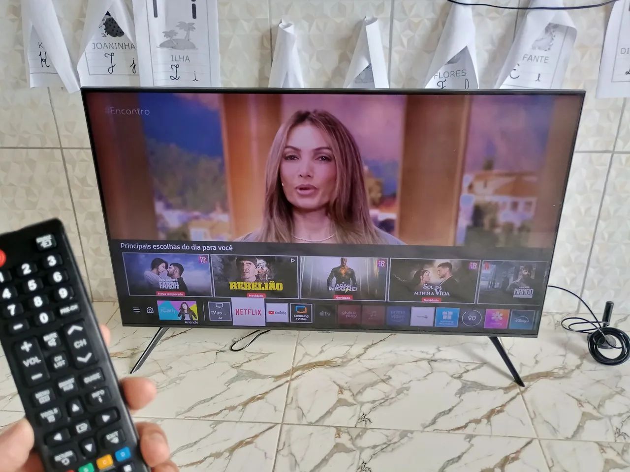 Tv Samsung 50 polegadas smart 4k Alexa comando de voz Bluetooth Xbox completa 