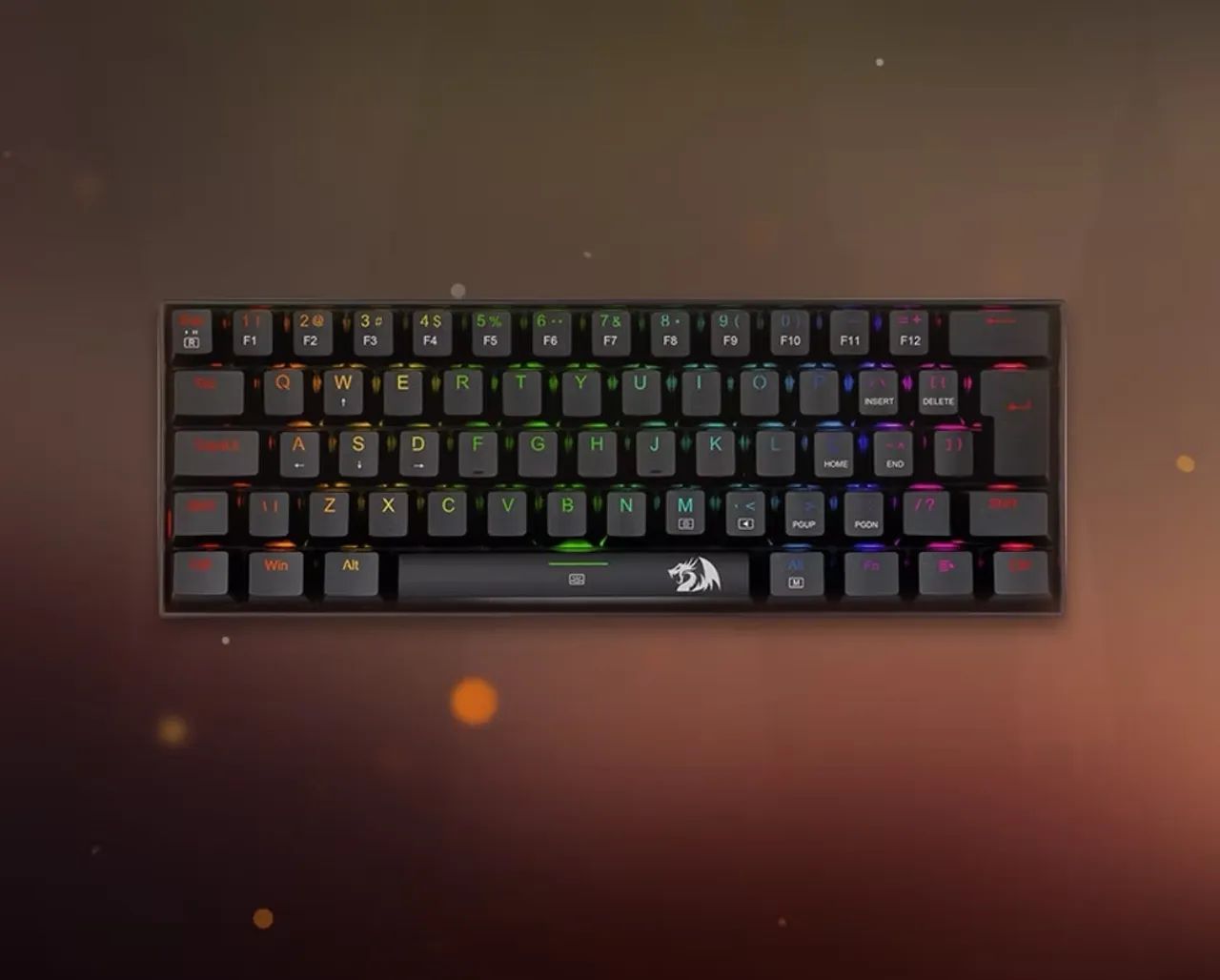 Teclado mecânico Redragon Dragonborn blue