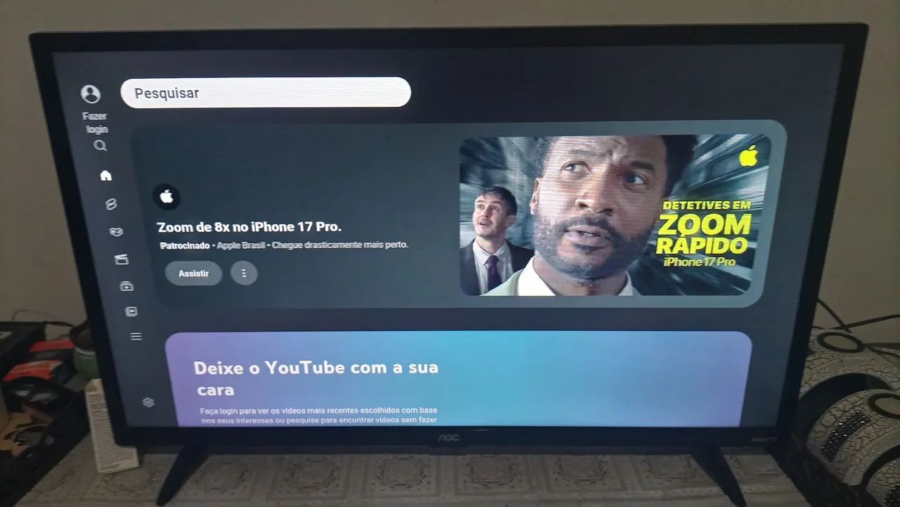 Smart TV LED 32 polegadas AOC ROKU - Foto 2