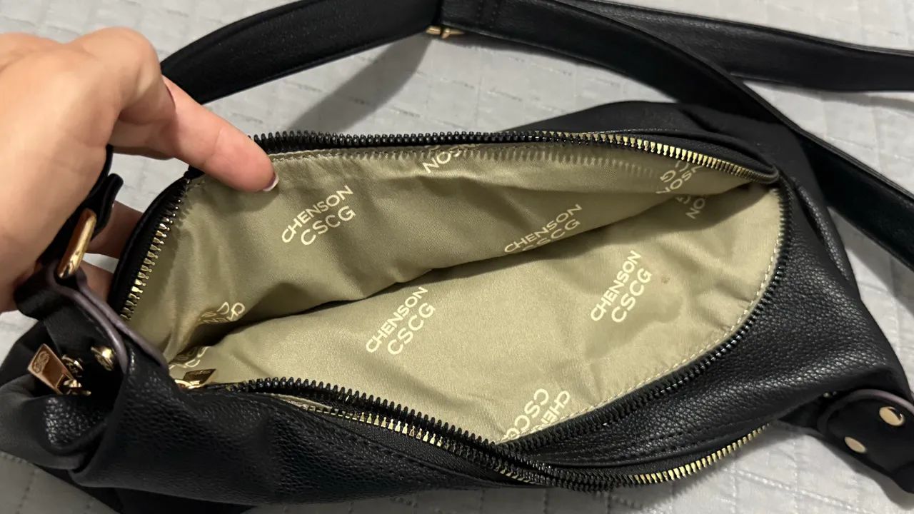 Bolsa de couro chenson nova  - Foto 2