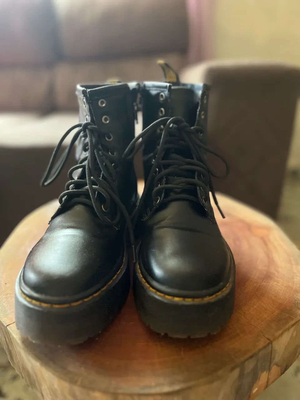 Coturno Estilo Inglês Clássico Preto - Foto 2