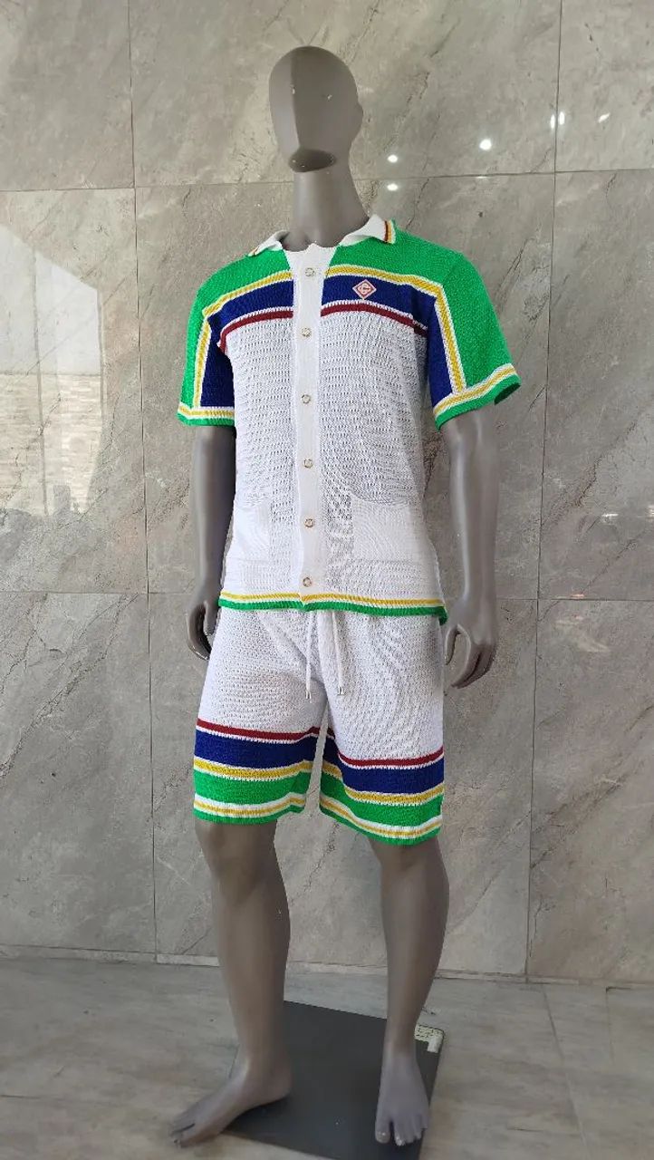 Conjunto tricô casablanca
