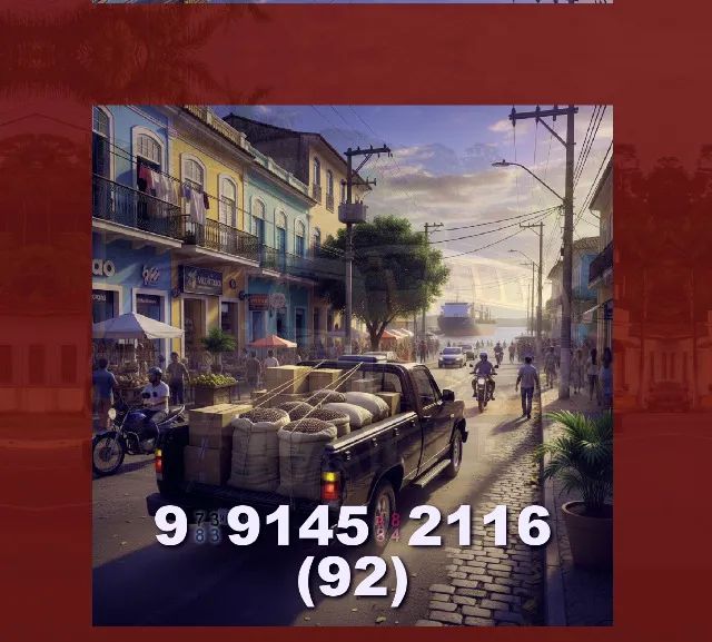 Frete para São Jorge, Cidade Nova e Cachoeirinha! Preço justo e rápido!