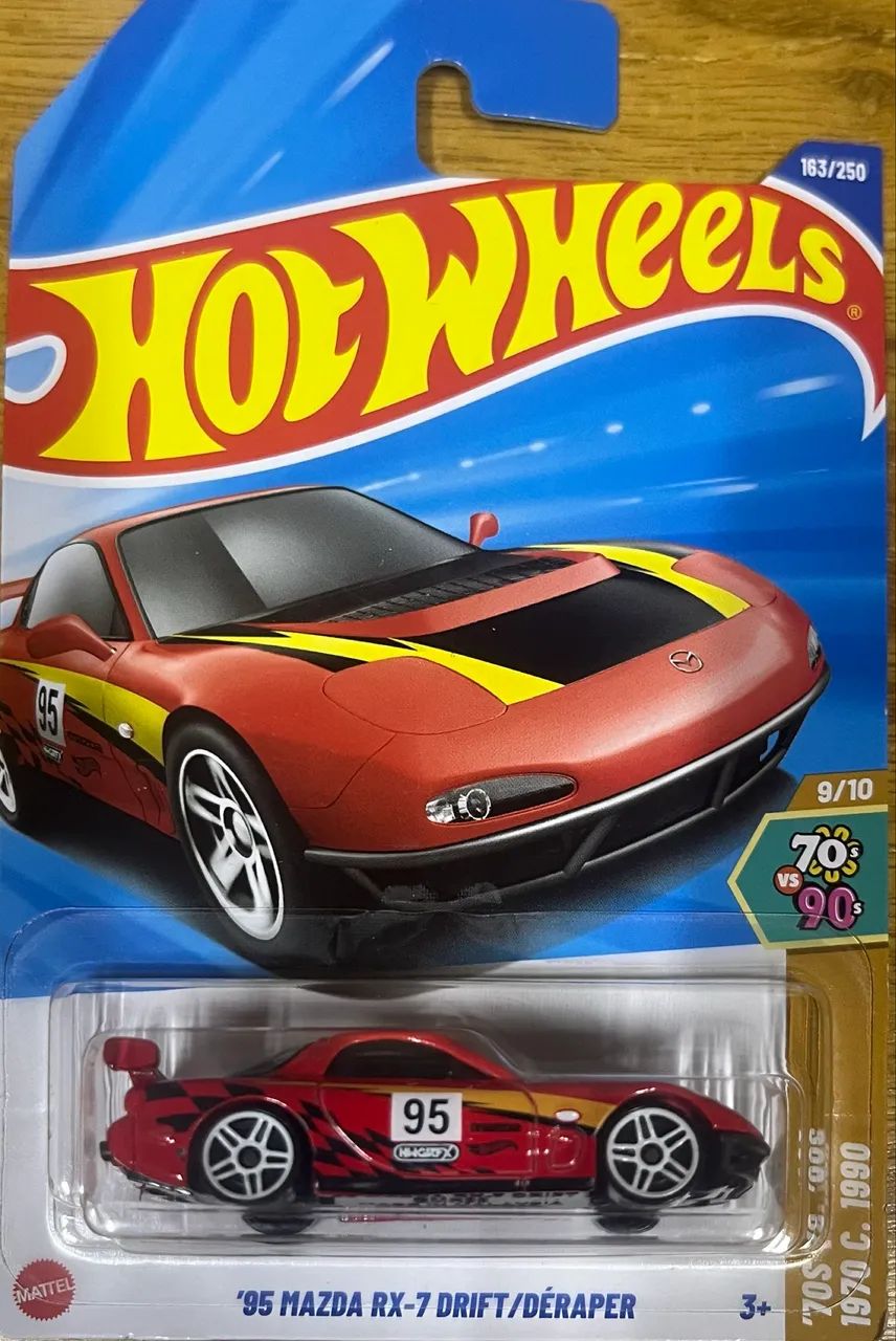 Hot Wheels 95  MAZDA RX-7 DRIFT/DÉRAPER