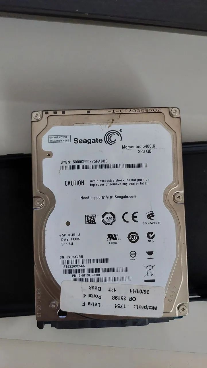HD Seagate 320GB 