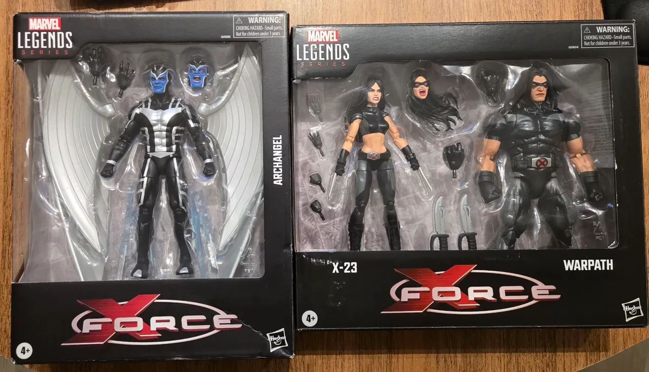 LOTE ARCANJO E PACK X23/APACHE MARVEL LEGENDS HASBRO