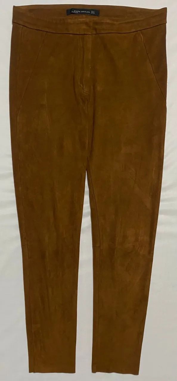 calça zara camurça - nova - original - Foto 5