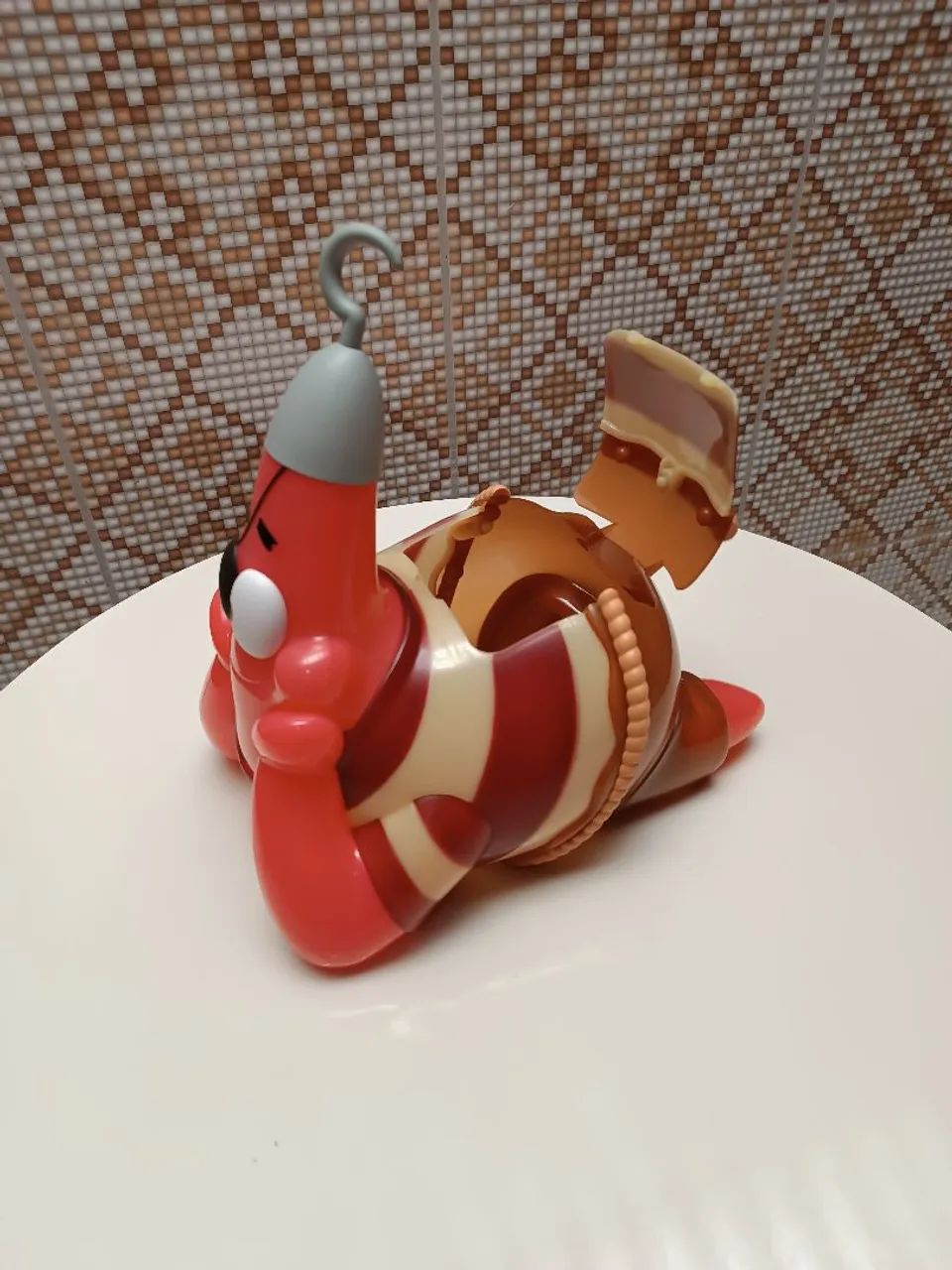Balde de Pipoca Patrick Original com LED Filme Bob Esponja: Em Busca da Calça Quadrada - Foto 4