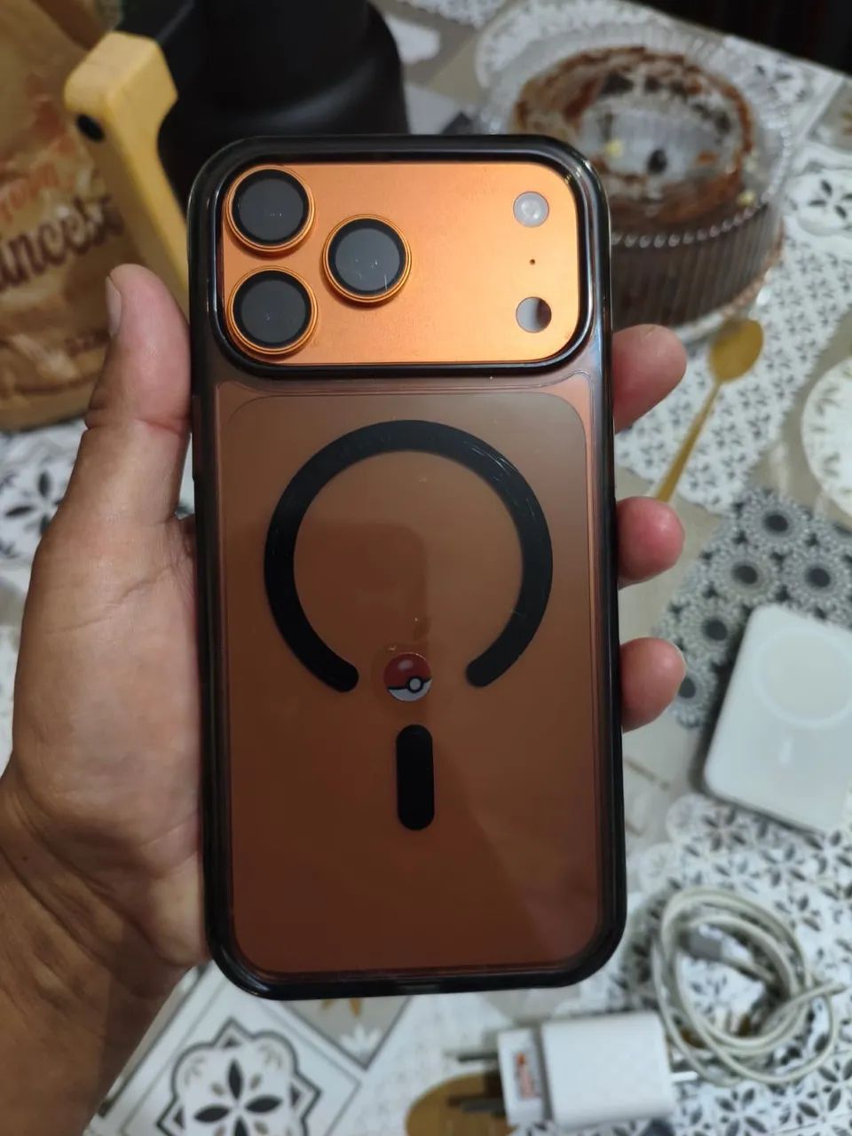 iPhone 17 Pro Max (Laranja) + Acessórios  - Foto 2