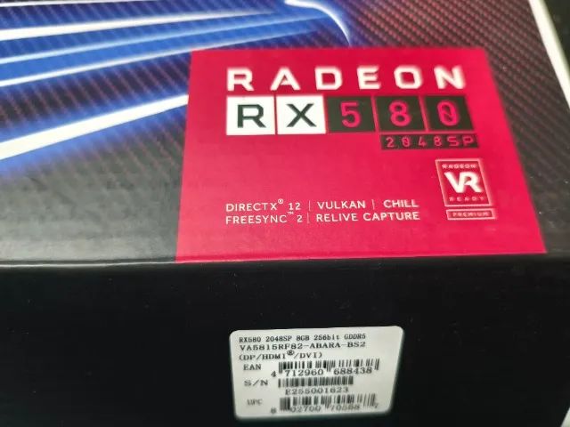 placa de video radeon rx580 Biostar