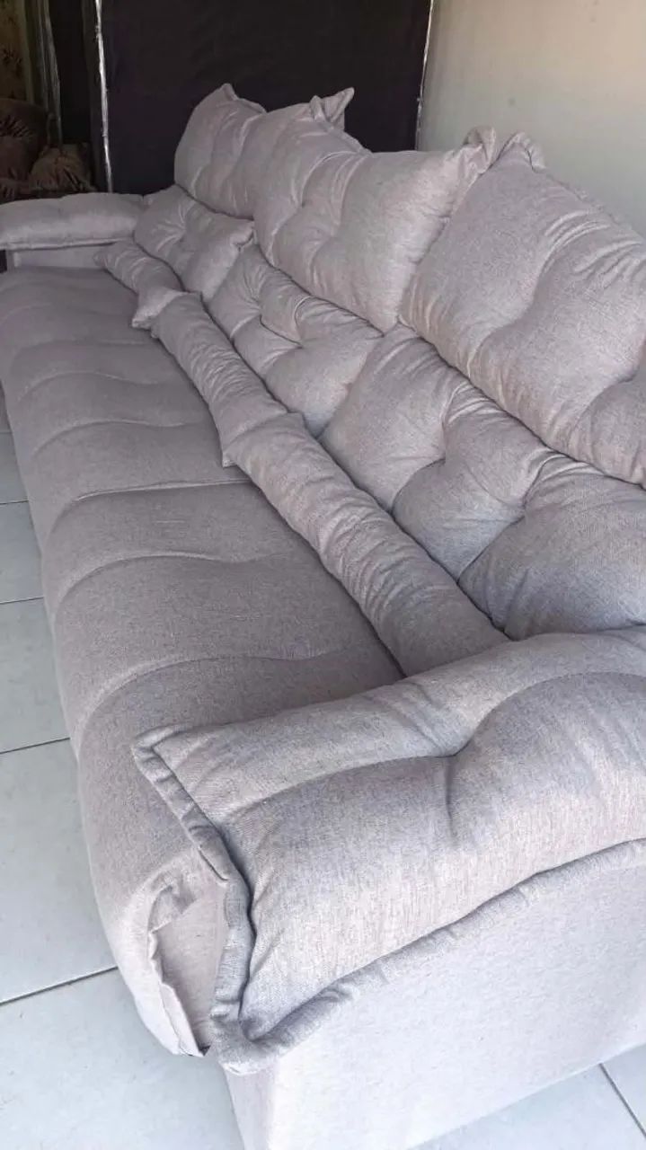 Vendo Sofa Retrátil Reclinável Novo - Foto 4