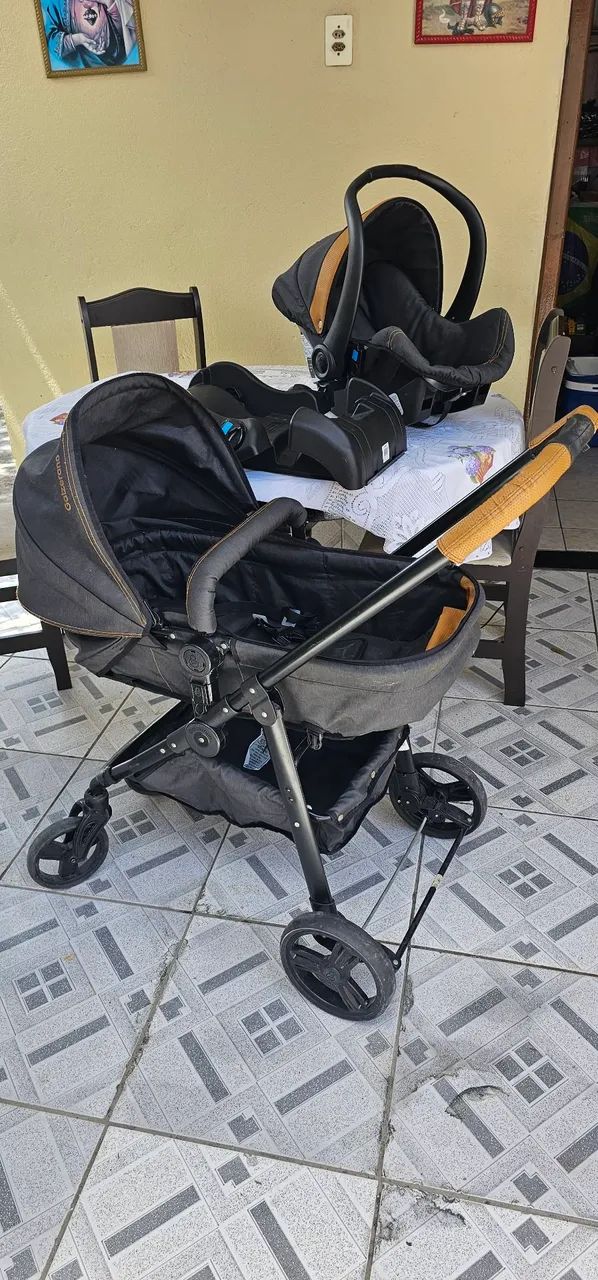 Carrinho e bebê conforto completo   - Foto 3