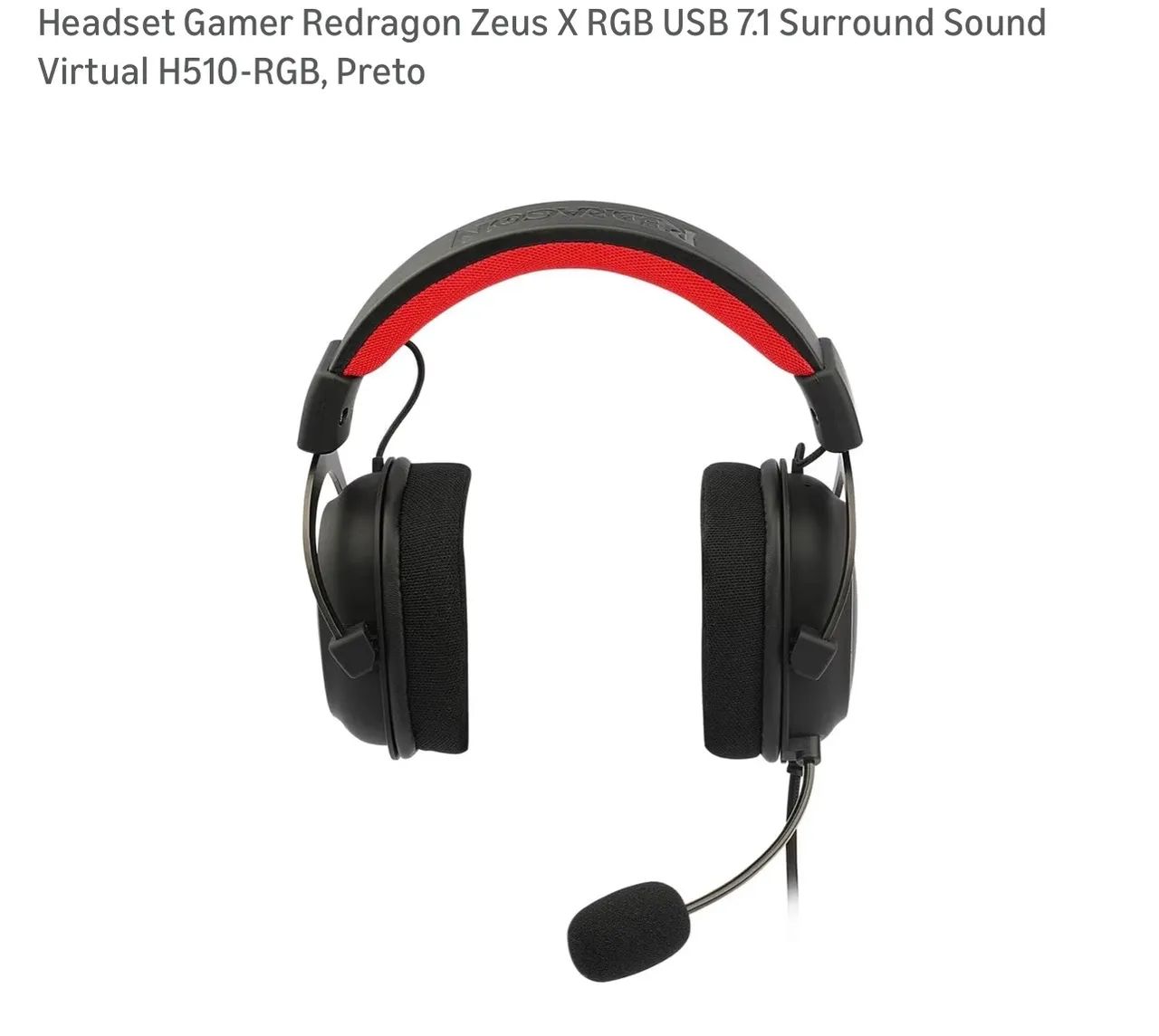 Headset redragon usado  - Foto 4