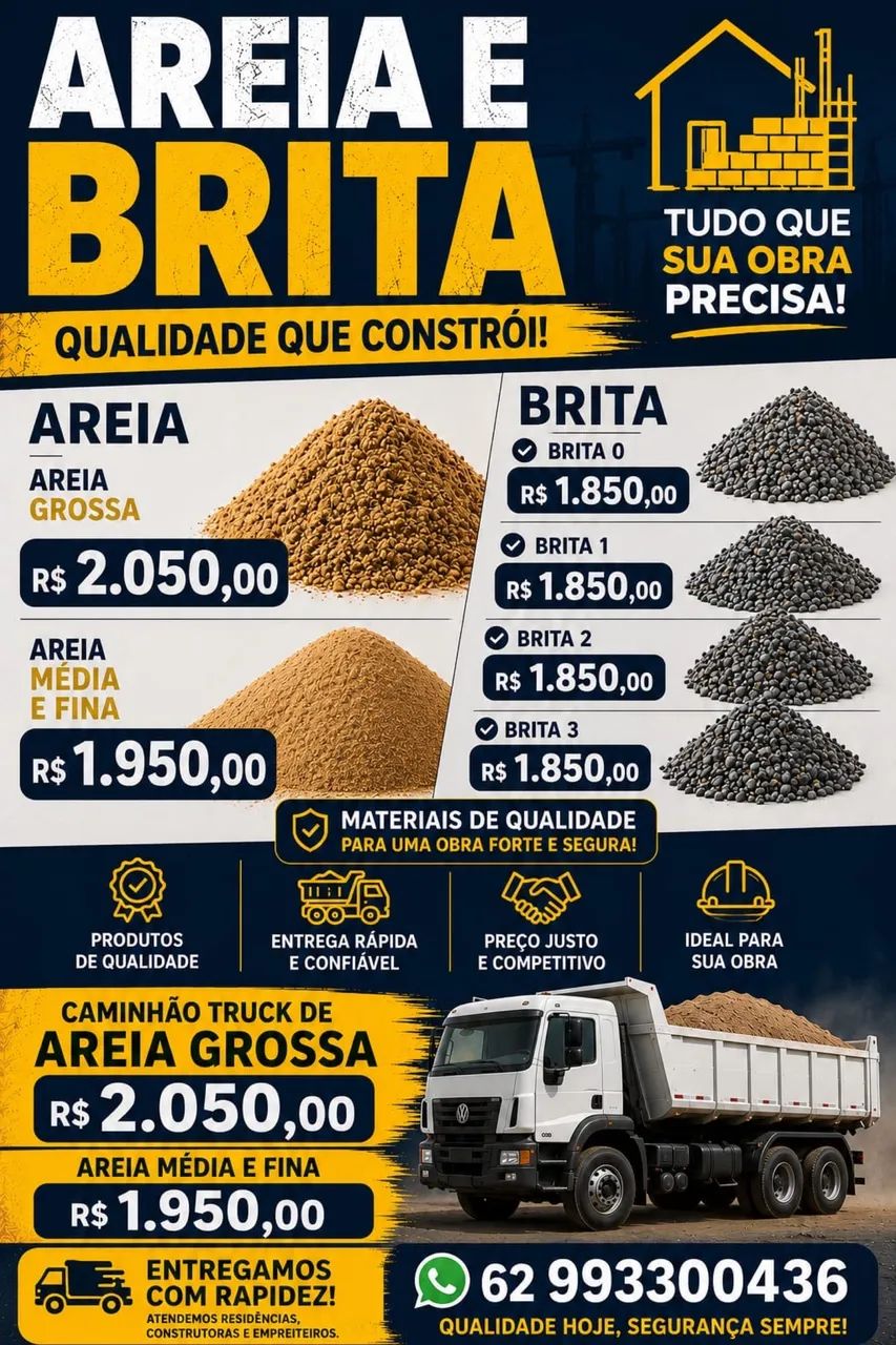 Areia e Brita 