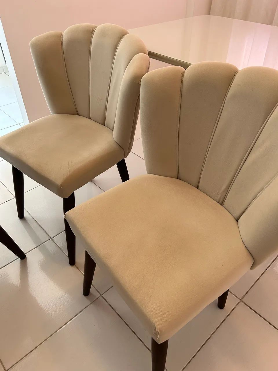 Cadeiras pétala estofadas - Foto 2