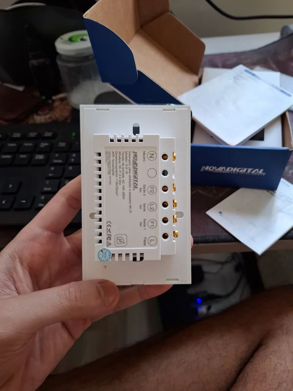 Interruptor Wi-Fi para Ventilador - Foto 3