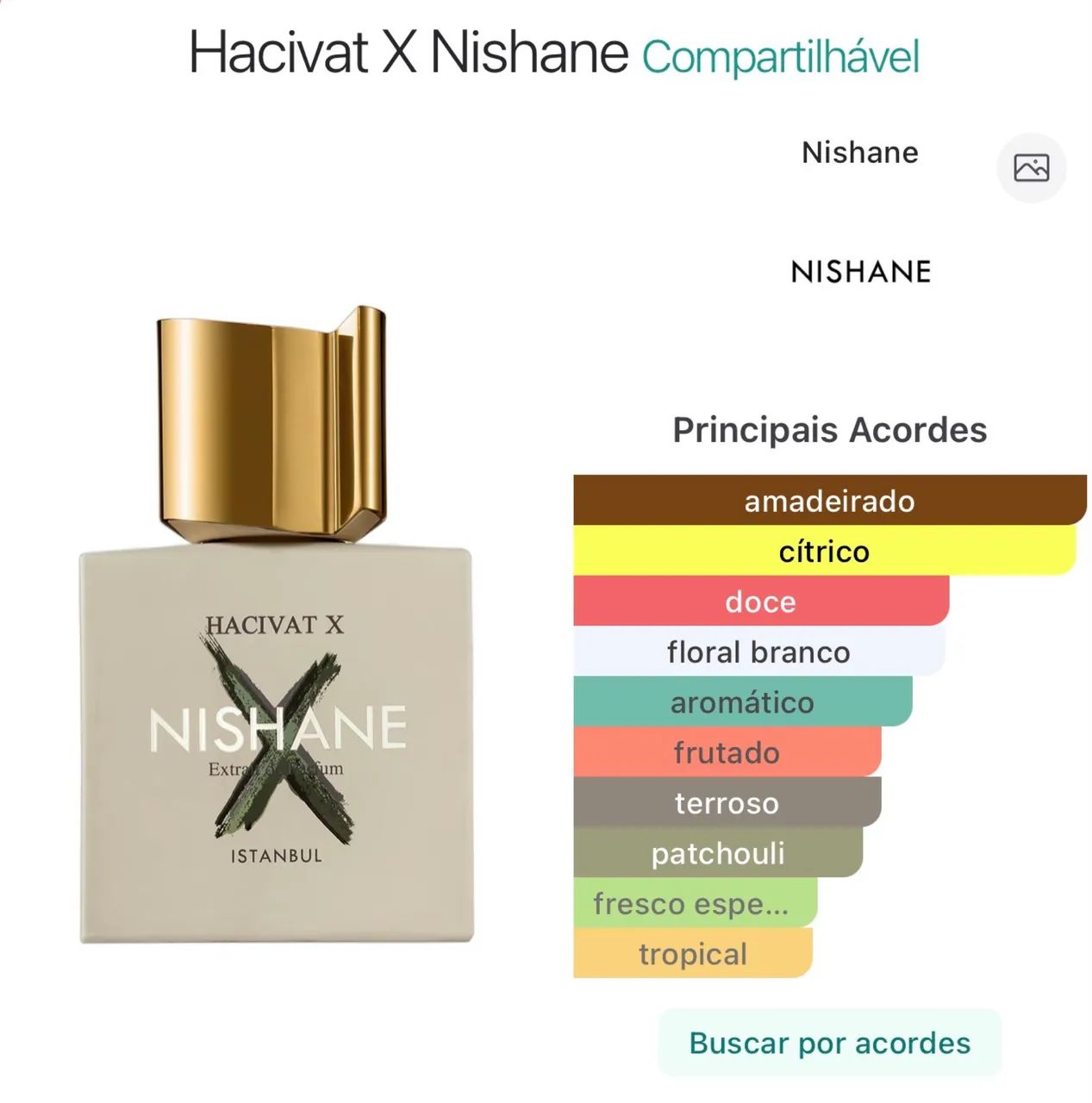 PERFUME NISHANE HACIVAT X 100ML - Foto 3