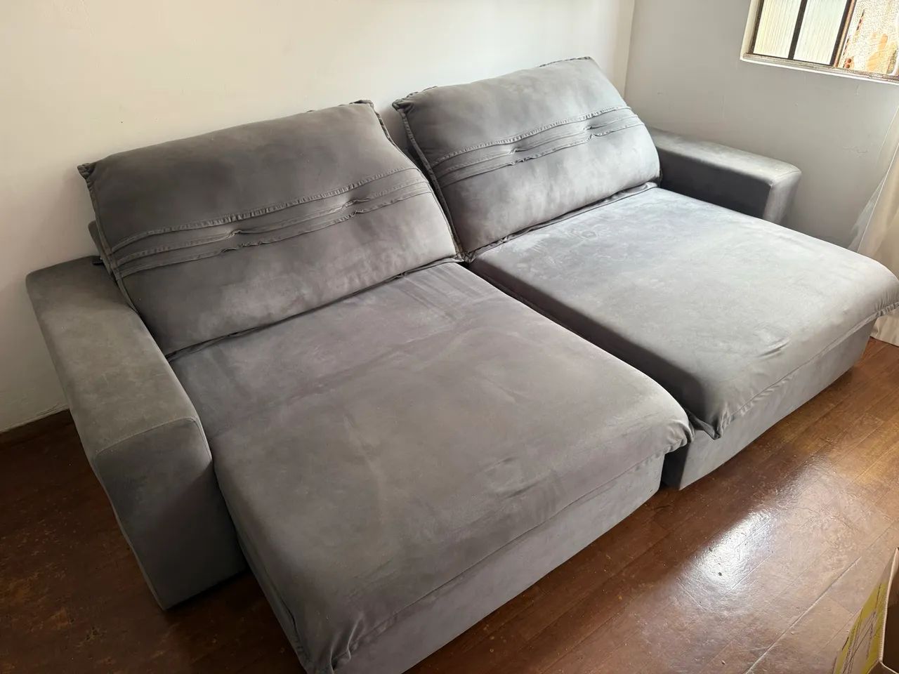 Vendo sofá inclinável retrátil  - Foto 2