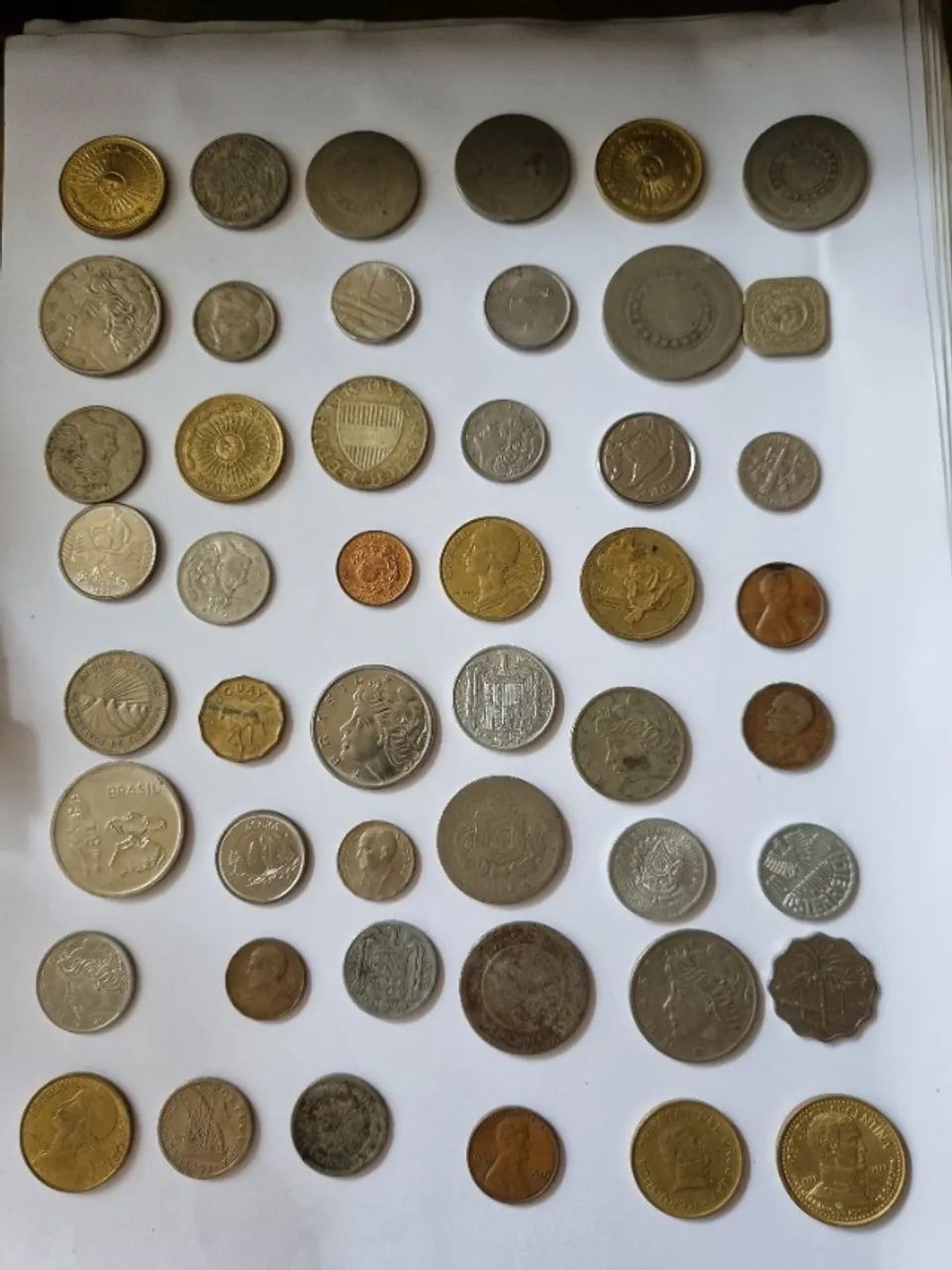 Lote 2 - 288 Moedas Antigas Brasileiras e Estrangeiras - Foto 5