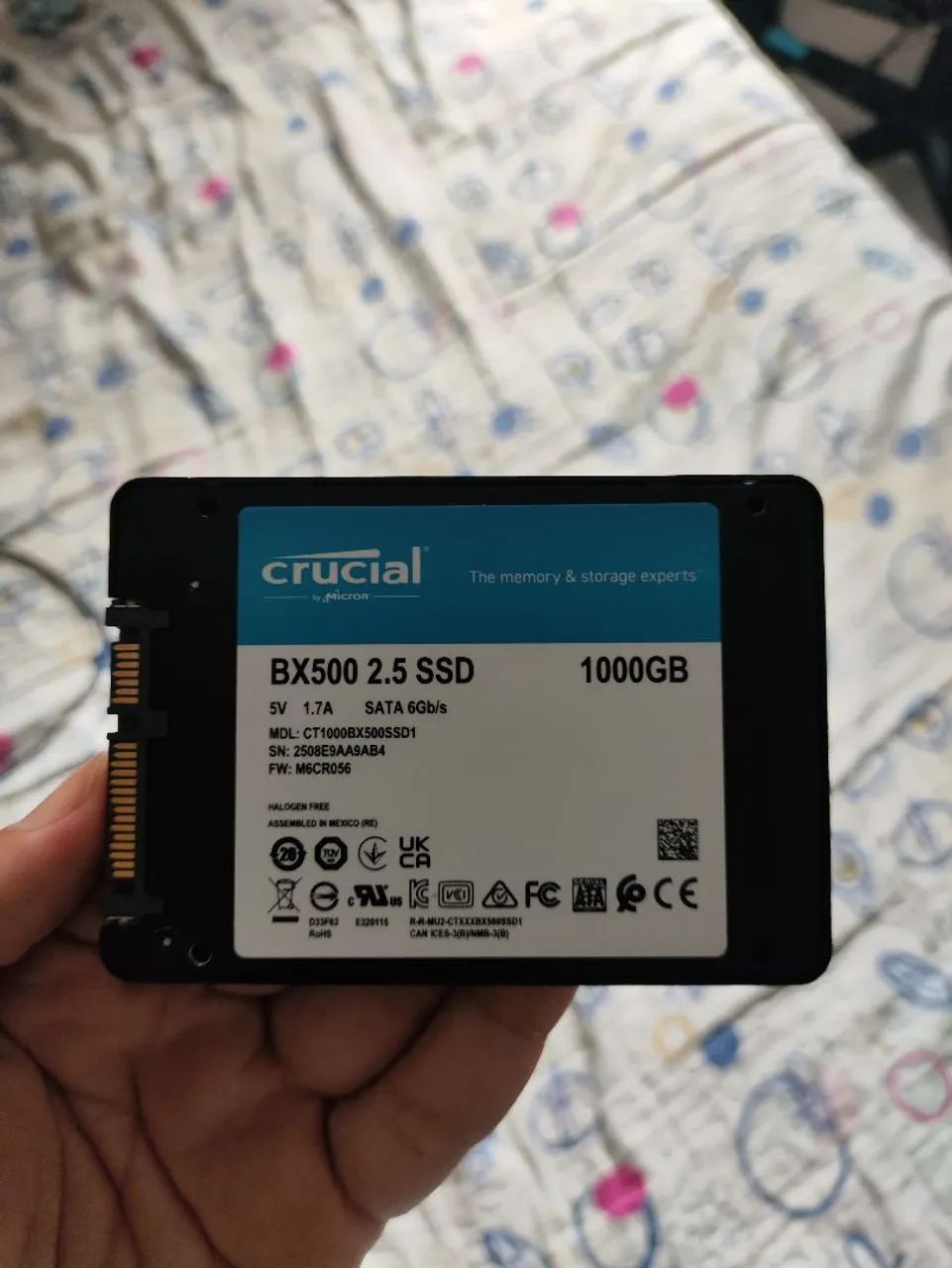 SSD 1TB Crucial 100% - Foto 2