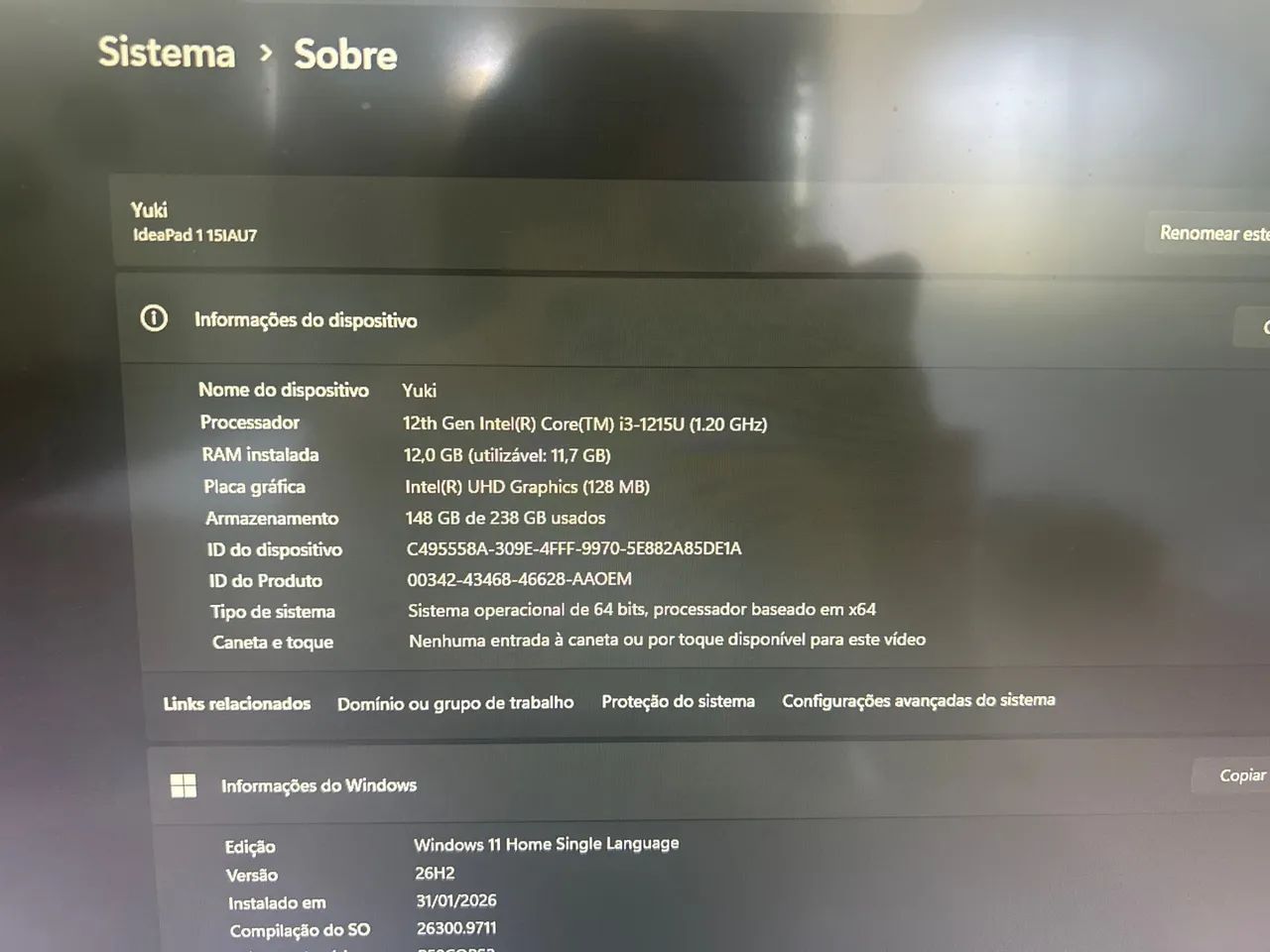 Notebook Lenovo i3 - Foto 3