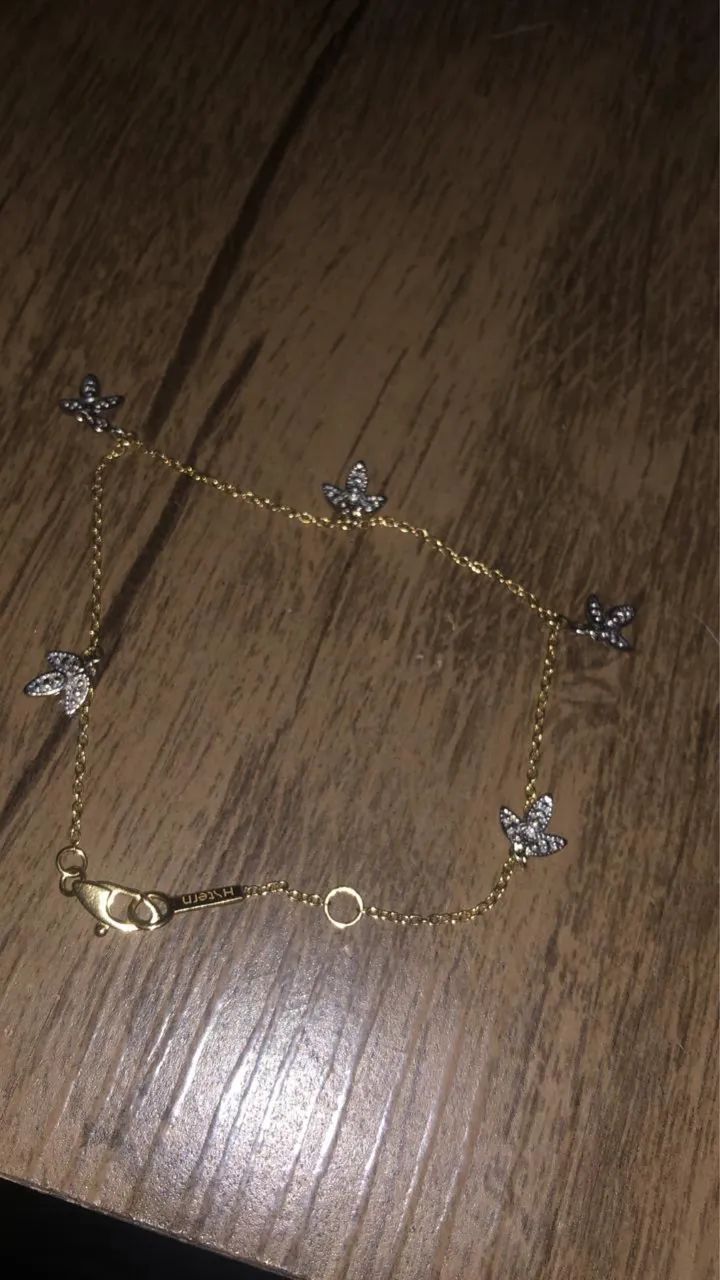 Pulseira H.Stern Folhas - Ouro 18K com Diamantes - Foto 3