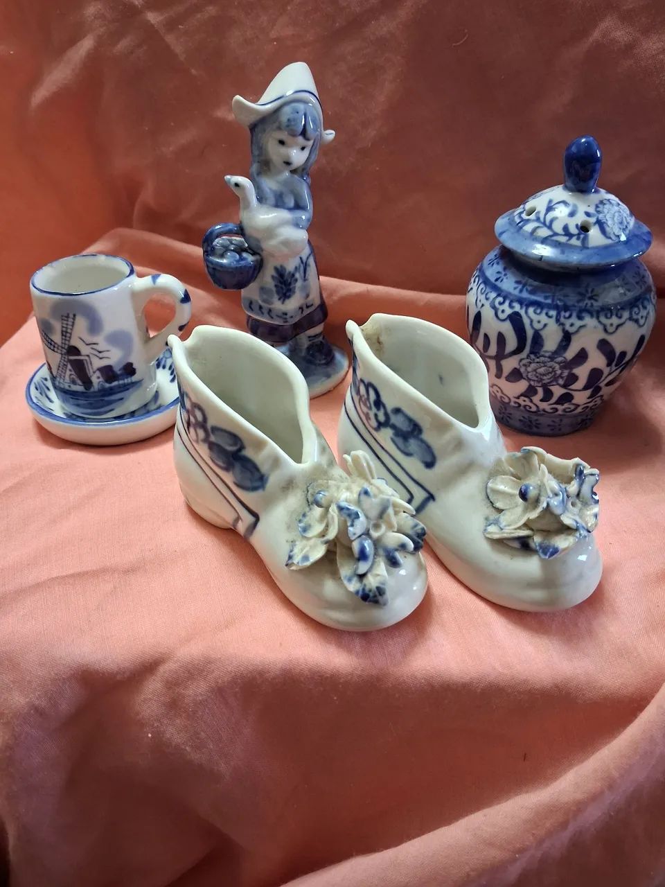 ENFEITES ANTIGOS HOLANDA  DE PORCELANA  - Foto 2