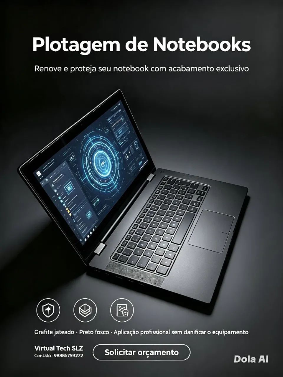 Renove o visual do seu notebook com plotagem profissional  - Foto 2