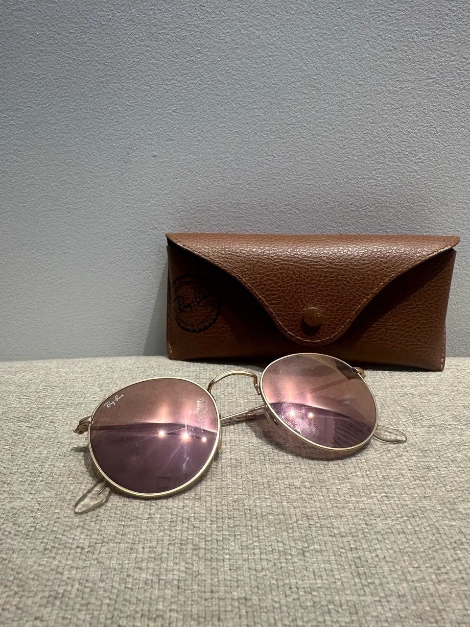 Ray-Ban Round Metal Rose Gold (modelo RB3447)
