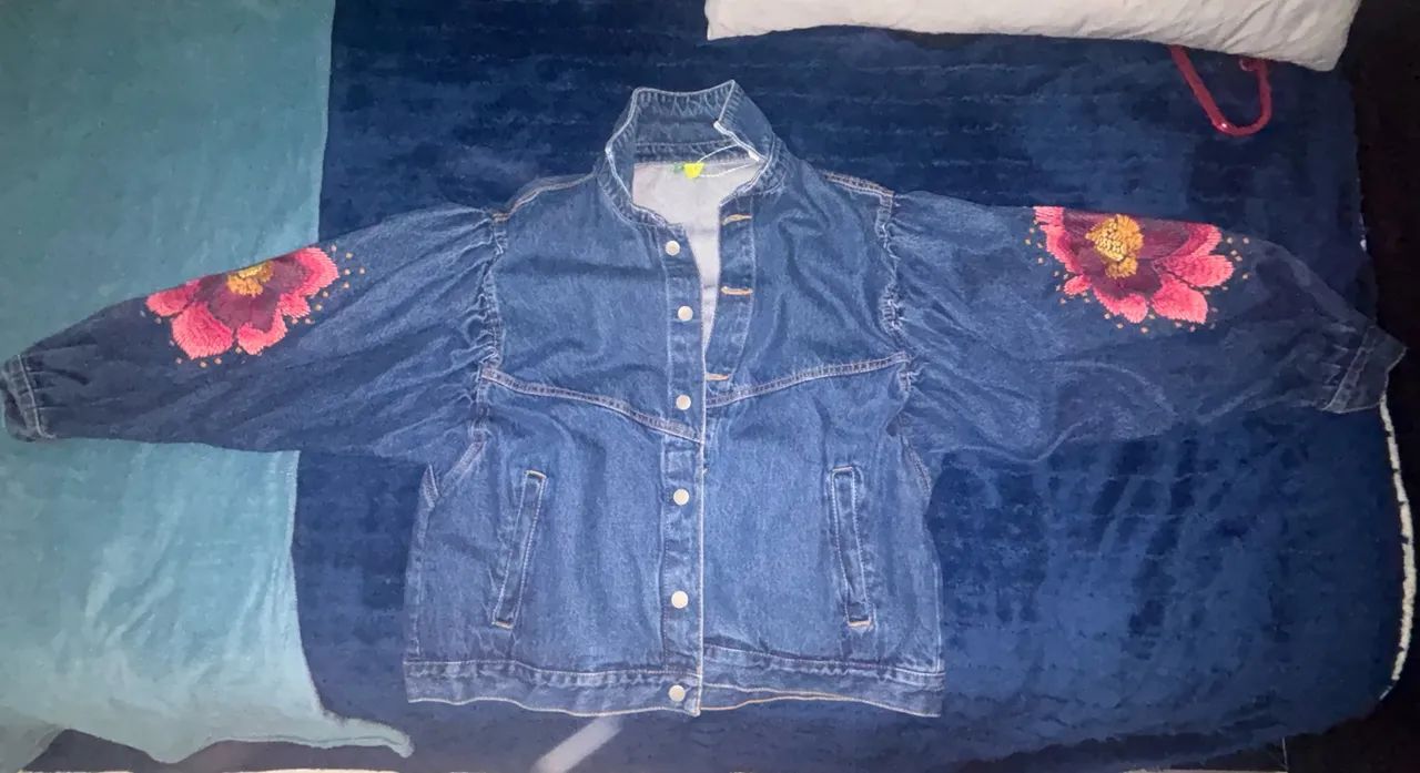 Jaqueta Jeans Bordada - Farm 