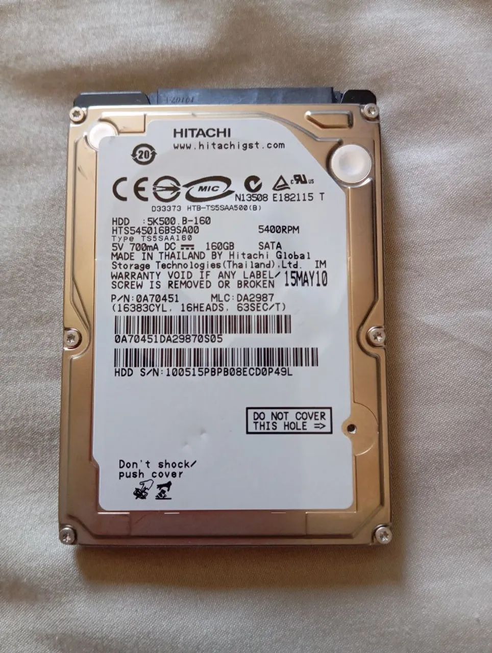 HD 160gb Hitachi  - Foto 4