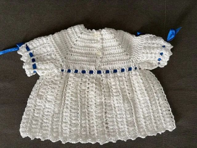 Vestido para bebê - Branco - Foto 2