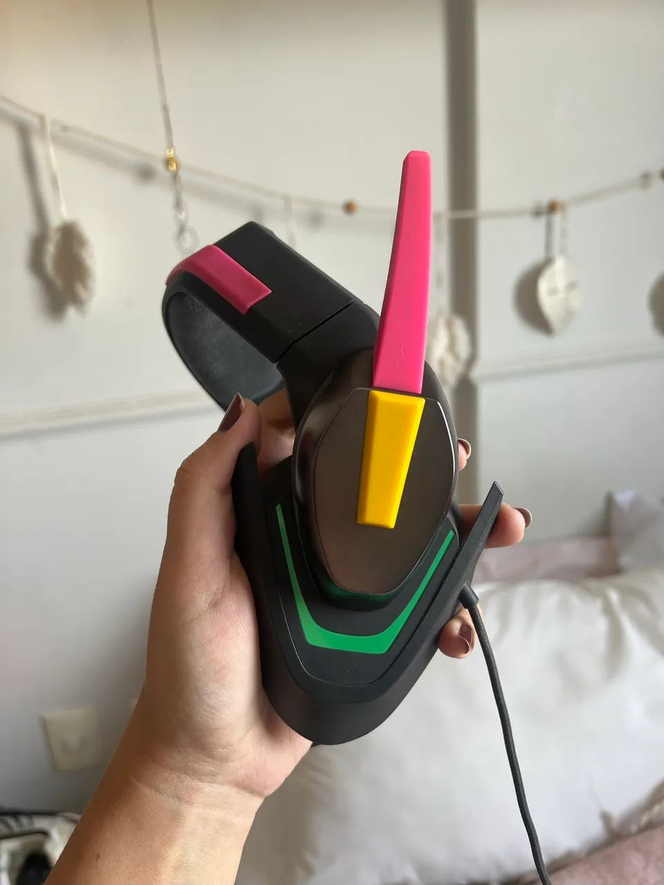 Headset Razer D.va Overwatch Meka  - Foto 4