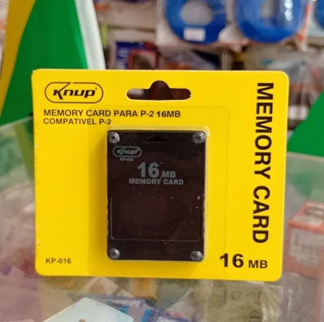 Memory Card 16MB Para PS2 - Novo