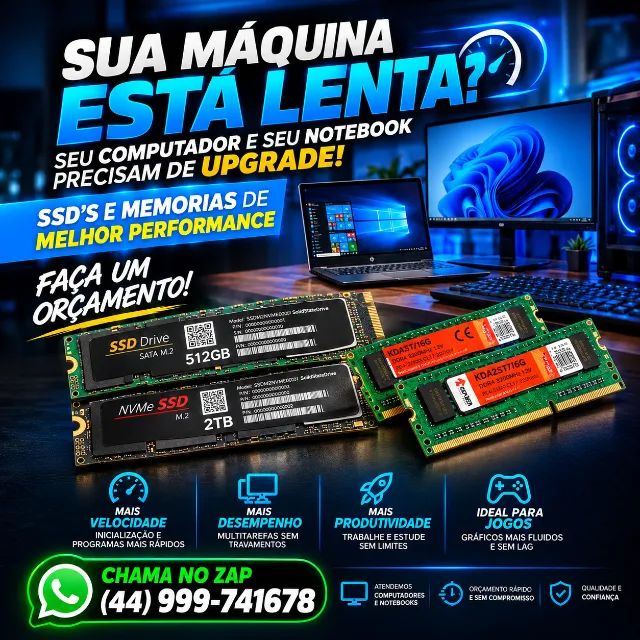 Ssd memoria fonte placas