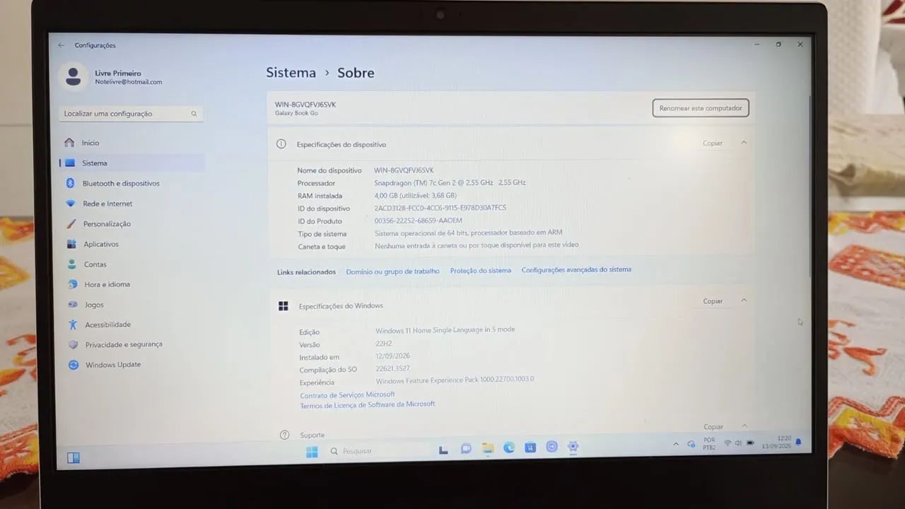 Notebook Samsung Galaxy Book Go 14?  - Foto 4