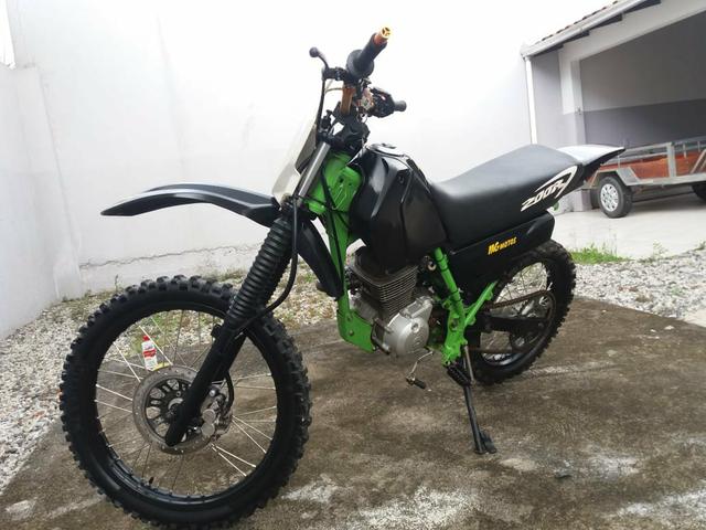 Xlr 190 troco por moto de rua, aceito cartão - Foto 4