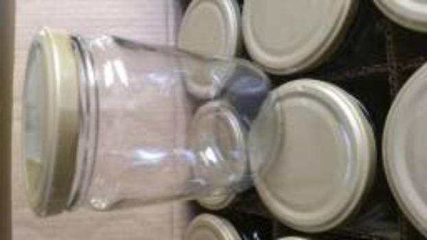 Potes de vidro de 500 ml - Compotas, bolos, geleias, saladas, etc
