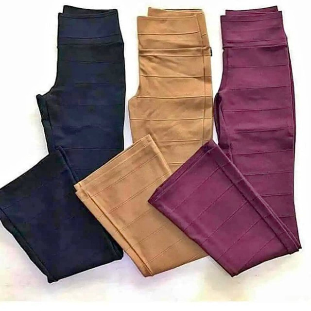 calça flare bandagem atacado