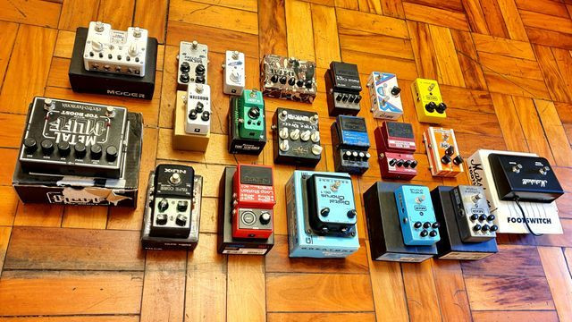 Set pedais pedalboard pedaleira mooer fire boss line 6 nux digitech zoom mxr - Foto 4