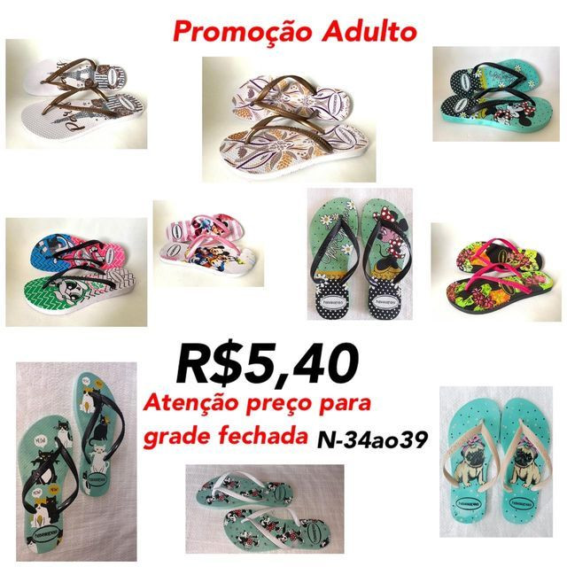 comprar sandalias havaianas direto fabrica