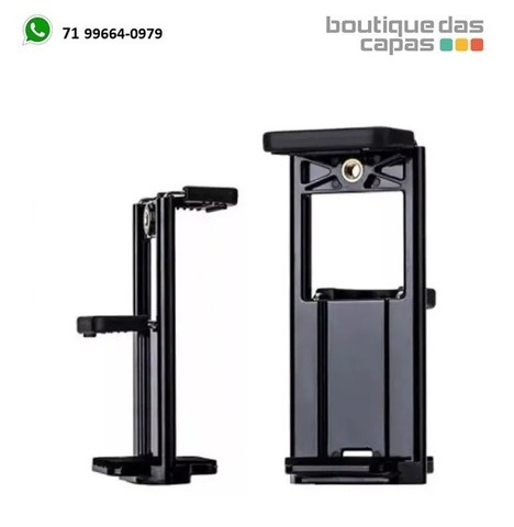 Suporte ipad tablet Samsung celular iphone para tripé 2 em 1  - Foto 2