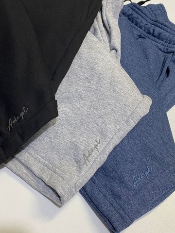Bermudas Moletom Adulto Masculina