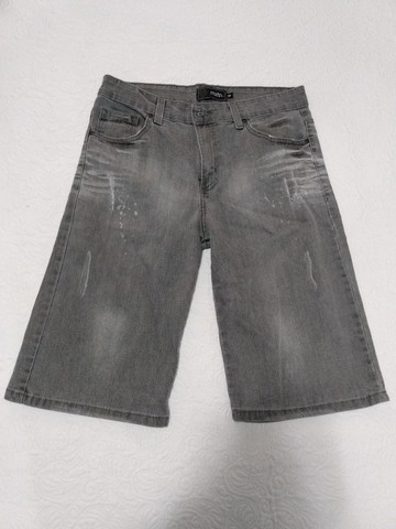 Bermuda Jeans Preta