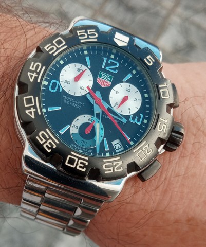 Rel gio original Tag Heuer F rmula 1 swiss made. Acess rios