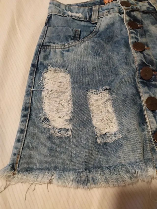 Saia jeans 36/38 - Foto 2