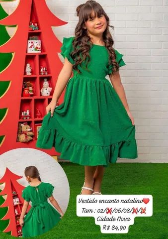 Vestidos infantis natalino - Artigos infantis - Colônia Terra Nova, Manaus  1256593351