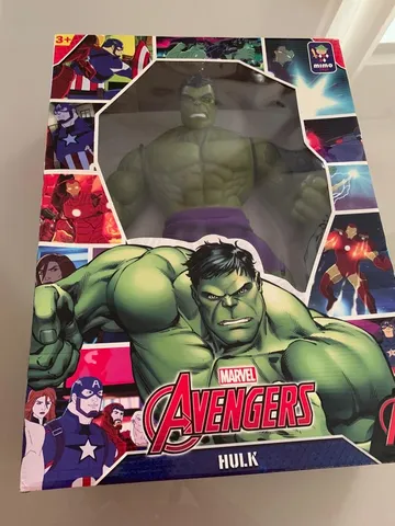 Boneco Hulk Marvel Endgame - Articulado 50 Cm Mimo Filme