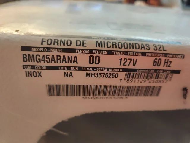 MICROONDAS BRASTEMP 32 lts NOVO, NA EMBALAGEM  - Foto 3